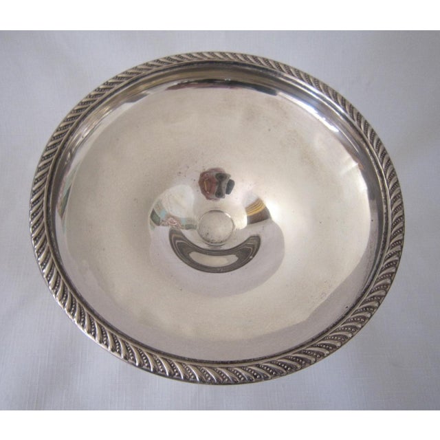Vintage Sterling Silver Compote For Sale - Image 6 of 6