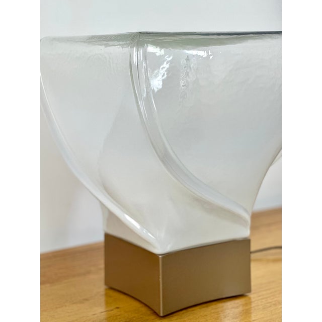 Murano Blown Glass Lamp from Leucos, 1970s For Sale - Image 6 of 11