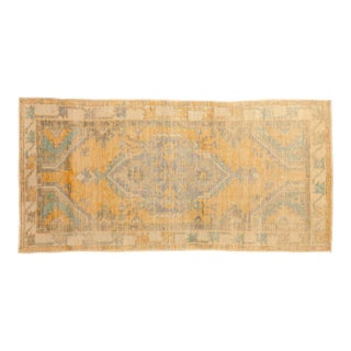 Vintage Distressed Oushak Rug - 2'10" x 5'7" For Sale