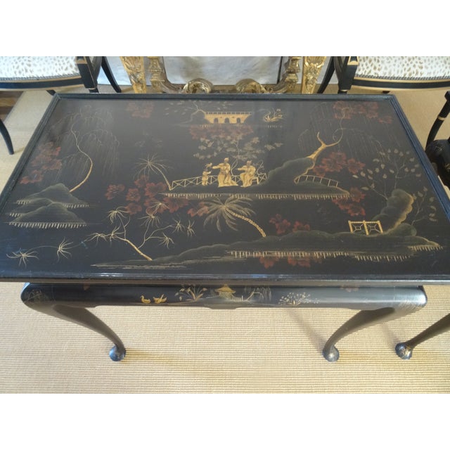 Vintage Rose Tarlow Style Chinoiserie Tables For Sale - Image 4 of 9
