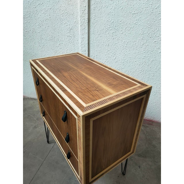 Wood Mid-Century Chest of Drawers, Spain, 1990s For Sale - Image 7 of 11