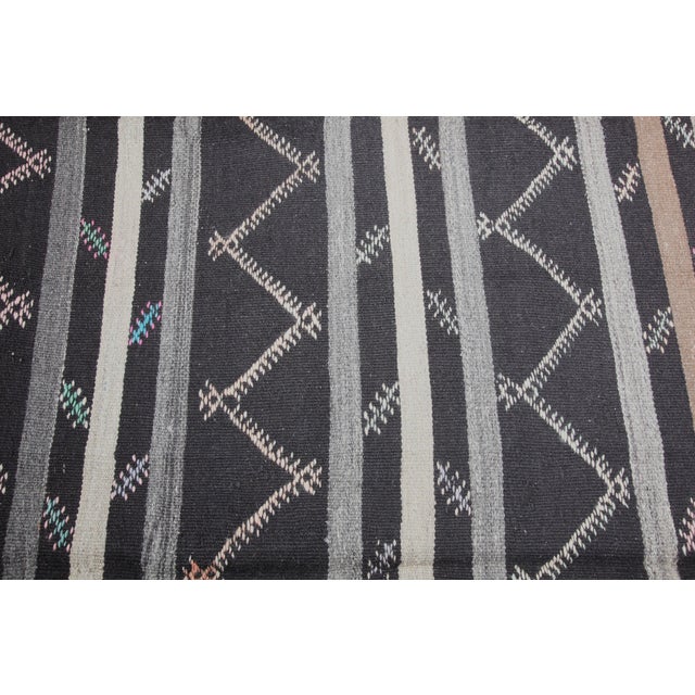 Handwoven Vintage Floor Kilim Rug -11' 6'' X 7' 5'' Feet For Sale - Image 13 of 13