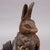 Antique Black Forest Carved Rabbit Figure With Basket, Circa 1900 For Sale - Image 6 of 9