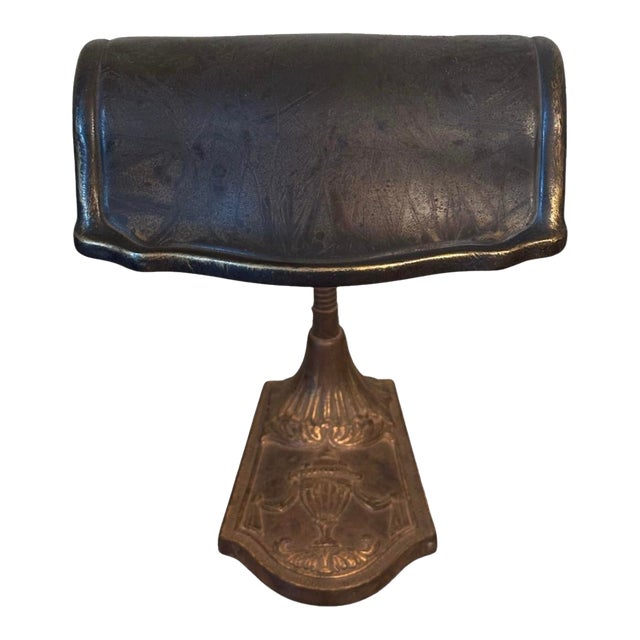 1930s Desk Lamp With Ornate Base For Sale