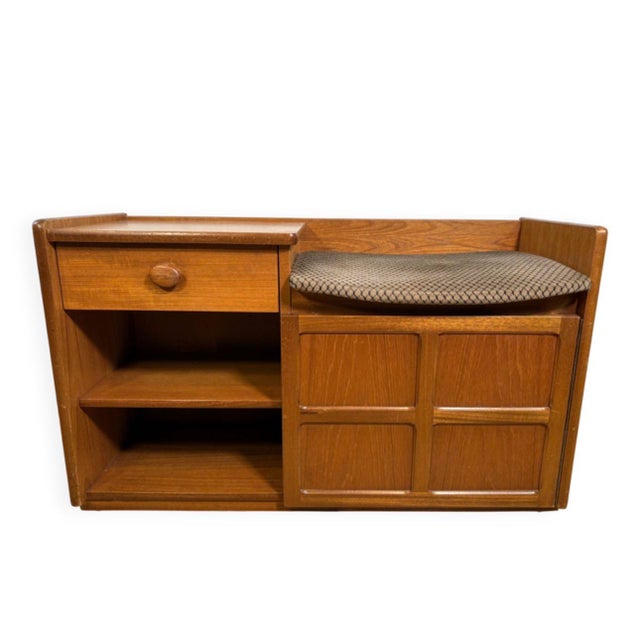 Vintage Teak Telephone Seat from Nathan, 1960s For Sale - Image 11 of 11