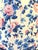 2020s Floral Fabric Lampshades With Navy Velvet Trim, Styled After Brunschwig & Fils, a Pair (New) For Sale - Image 5 of 8