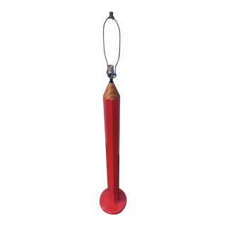 1970s Mid-Century Modern Lightolier Pencil Floor Lamp For Sale