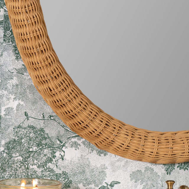 Tan Megan Molten x Cooper Classics Asymmetric Evelyn Mirror For Sale - Image 8 of 9