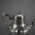 Antique Silver Plated Teapot with Foliate Finial & Engraving C1890 Measures - 7"H x 9.5"W x 6.25"D