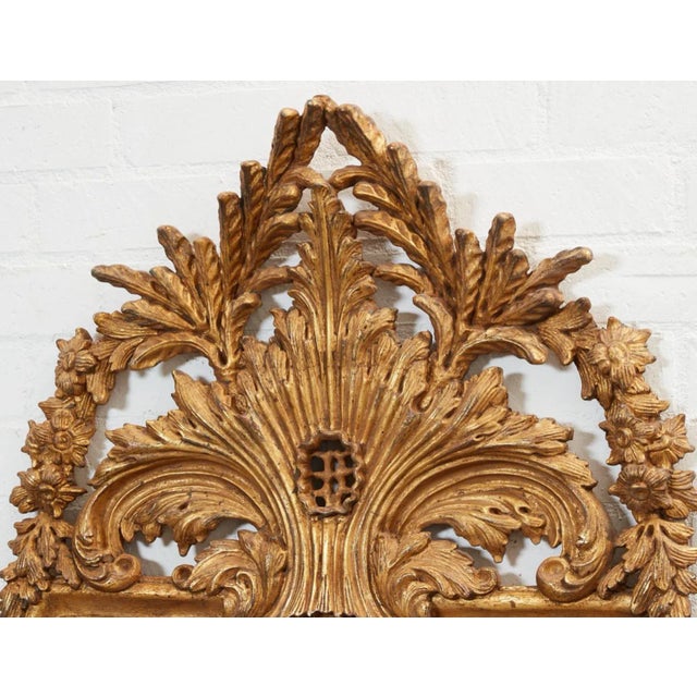 18th C Style Hendrix Allardyce Rococo Style La Rochelle Mirror. It is an exquisitely hand carved example with genuine 22K...