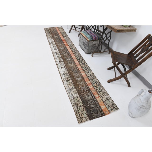 Vintage Wool Runner Rug For Sale - Image 11 of 11