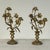 Pair Napoleon III Period Bronze Floral Candelabra For Sale - Image 4 of 11