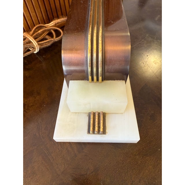 Kem Weber for Lawson Clock Co Manhattan Cyclometer Clock C1930s For Sale - Image 10 of 14