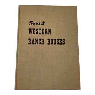 Sunset Western Ranch Houses Book. 1950 For Sale