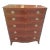 Late 20th Century Vintage Traditional Duncan Phyfe Hepplewhite Style Bow Front Chest of Drawers For Sale