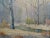 Shabby Chic 1900s "Winter Solitude by the Creek Landscape" Oil Painting by William Krullaars For Sale - Image 3 of 10