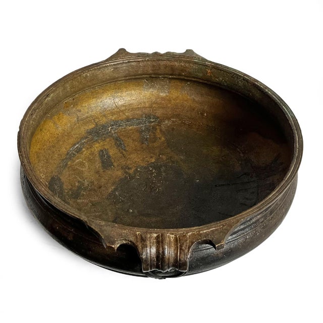Early 20th Century Antique Bronze Urli Bowl For Sale - Image 5 of 6