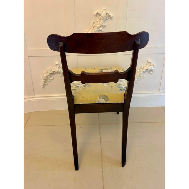 Wood Antique Regency Mahogany Dining and Carver Chairs, 1820, Set of 8 For Sale - Image 7 of 18