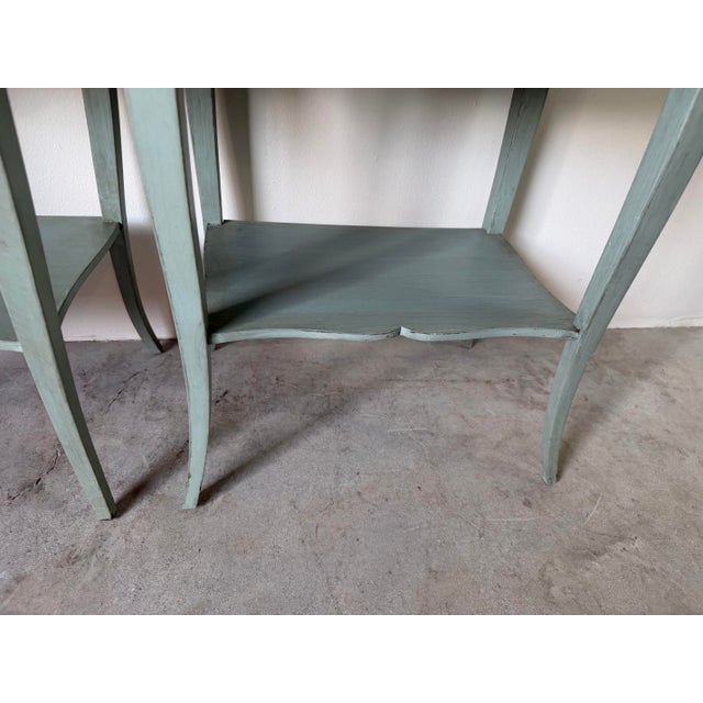1960s Vintage French Louis XV Style Painted Nightstands - A Pair For Sale - Image 12 of 12