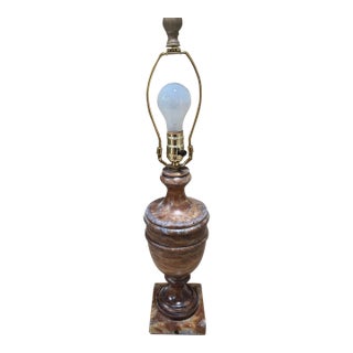 Italian Alabaster Urn Lamp For Sale