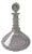 Vintage Glass Ship’s Flat Bottom Decanter For Sale