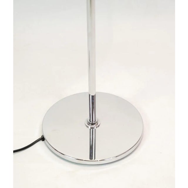 White Chrome Model 3½-2½ Floor Lamp attributed to Poul Henningsen for Louis Poulsen, 1980 For Sale - Image 8 of 11