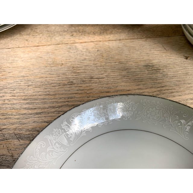 Crown Victoria Lovelace Fine China - Set of 75 Pieces For Sale - Image 9 of 10