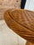 Chocolate Mid-20th Century Coastal Twist Rattan Floor Lamp With Two-Tier Table and New Shade For Sale - Image 8 of 12