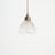 Glass Antique Reclaimed Glass Pendant Light from Holophane, 1940s For Sale - Image 7 of 7