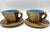 Brown Modern Tea Service by Grandjean-Jourdan for Vallauris, 1955, Set of 7 For Sale - Image 8 of 15
