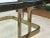 1980s Metal and Glass Coffee Table For Sale In New York - Image 6 of 7