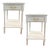 Faux Bamboo One-Drawer Nightstands – Pair For Sale