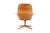 Olive Vintage Mid Century Plycraft Walnut George Mulhauser Lounge Chair— Mrs. Chair — Olive Bouclé For Sale - Image 8 of 13