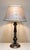 Vintage Table Lamp by Diga Colmore with Metal Base and Fabric Shade, 1990s For Sale - Image 11 of 11