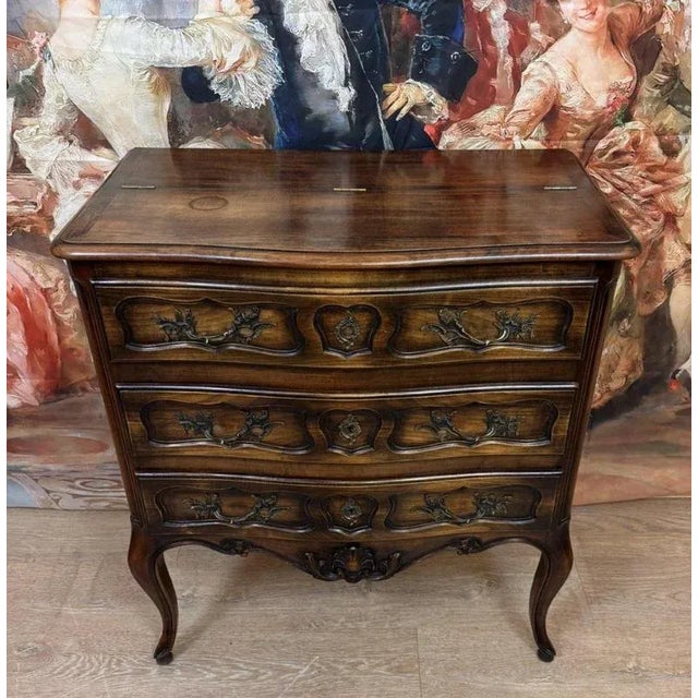 Louis XV Style Provencal Chest of Drawers For Sale - Image 3 of 10