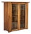 Glass Display Cabinet by Mario Marenco for Mobil Girgi, 1970s For Sale