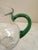 1970s Vintage Libbey Glass Pitcher With Green Handle For Sale - Image 5 of 7