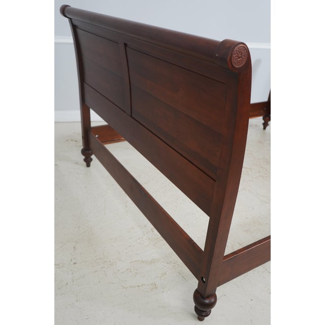 Ethan Allen British Classics Queen Size Sleigh Bed For Sale - Image 15 of 17