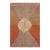 Contemporary Gabbeh Orange/Brown Wool Rug - 6'2'' X 9'3'' For Sale
