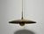 Gold 1st Edition Brass Pendant Lamp with Counterweight attributed to Florian Schulz, 1960s For Sale - Image 8 of 17