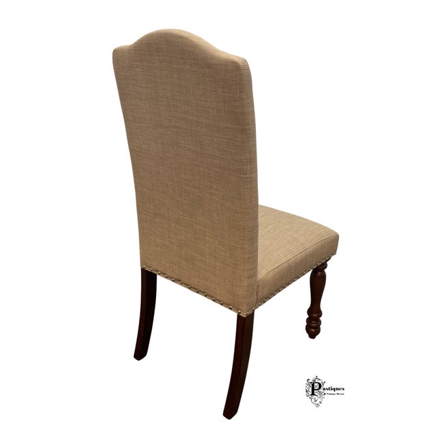 Vintage Traditional Farmhouse Style Upholstered Dining Chairs - Set of 4 For Sale In Greensboro - Image 6 of 12