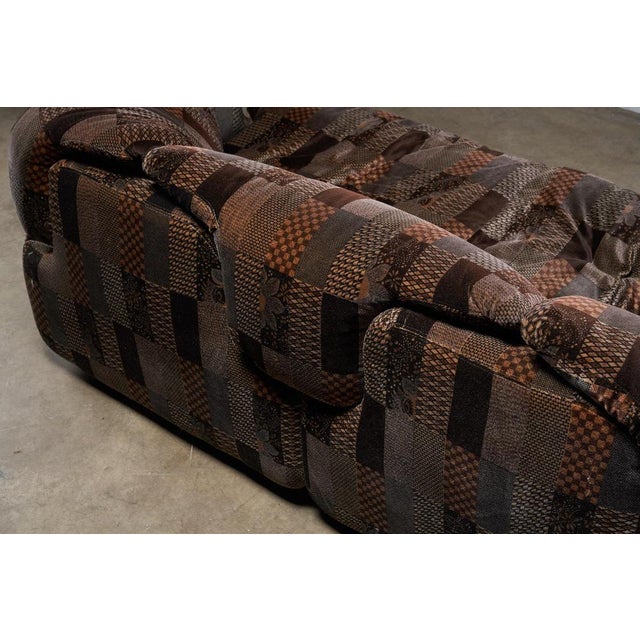 Confidential 3-Seater Sofa, 2-Seater Sofa and Lounge Chair attributed to Alberto Rosselli for Saporiti, 1970s, Set of 3 For Sale - Image 11 of 18