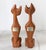 Mid-Century Hand Carved Siamese Cats S/4 For Sale In Milwaukee - Image 6 of 12