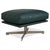 Set of Green Leather Boss Armchair and Ottoman with Manual Function from Flexform For Sale - Image 5 of 18
