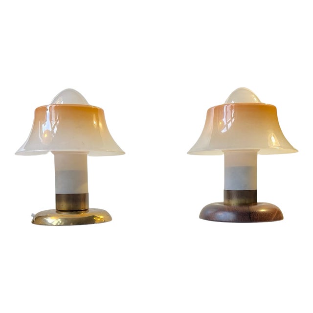 Small Table Lamps from Fog & Mørup, Denmark, 1950s, Set of 2 For Sale