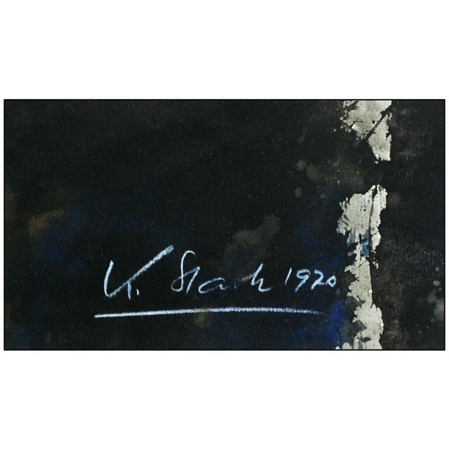 Expressionism 1970s Nude with Flowers, Karl Stark For Sale - Image 3 of 4