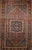 19th Century Persian Bidjar Rug, Hand-Knotted Wool, Geometric Herati Pattern, Burgundy & Blue, 5x7 For Sale - Image 13 of 18