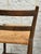 Set of Four Vintage Rush Seat Ladderback Bar Stools For Sale In Philadelphia - Image 6 of 12