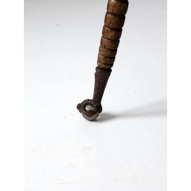 Victorian Antique Claw and Ball Foot Side Table For Sale - Image 3 of 11