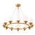Scandinavian Modern Hanging Lamp in Brass and Opaline Glass by Hans Bergström, 1940s For Sale - Image 13 of 13